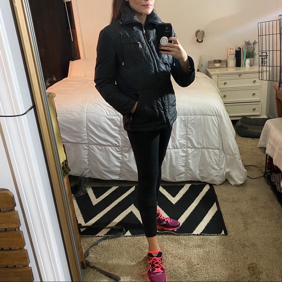 DKNY Insulated Black Winter Sporty Coat/Jacket - Picture 5 of 9